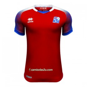Camisolas de Futebol Islândia Guarda Redes Equipamento Principal Copa do Mundo 2018 Manga Curta